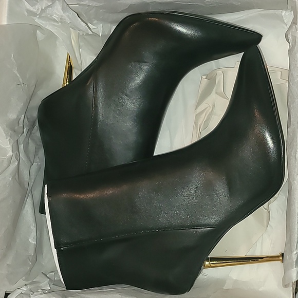 NINE West Leather High Heel Dress Booties - Picture 6 of 10